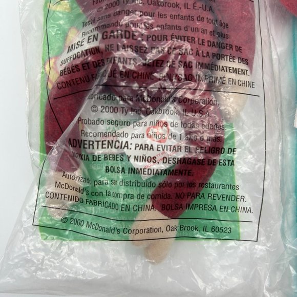 Vintage McDonalds Happy Meal Beanie Babies Sealed - Picture 6 of 7